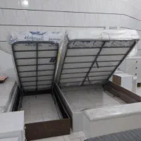 کفی تخت خواب فلزی جک دار دو نفره