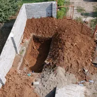 مقنی کندن پی ساختمان چاه کن فاضلاب چاهک شمع حفاری|خدمات پیشه و مهارت|رامسر, |دیوار