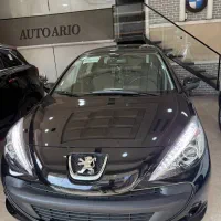 207 اتومات 1404 مشکی  tu5 p