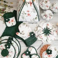 سرویس اشپزخانه عروس،کاربردی|سفره، حوله، دستمال آشپزخانه|قیدار, |دیوار