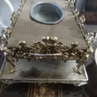 منقل برنجی معاوضه با گوشی درحد نو بدون تعمیر|اجاق گاز و لوازم برقی پختوپز|خمینیشهر, |دیوار