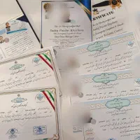ارائه مدرک مربیگری با هولوگرام امنیتی و کد QR