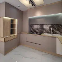 ۷۰ متری فول دیزاین با پذیرایی نورگیر و پرده خور|فروش آپارتمان|تهران, جوانمردان (اندیشه)|دیوار