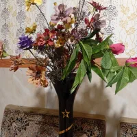 گلدان با گل|گل مصنوعی|کرمانشاه, |دیوار