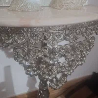 آیینه شمعدان نقره|صنایع دستی و سایر لوازم تزئینی|اردبیل, |دیوار