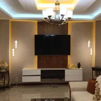 اجرای سقف کاذب و طراحی . اجرای نور پردازی