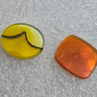 دو عدد عقیق معدنی خراسان باب حکاکی