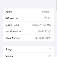 اپل iPhone 11 Pro Max با حافظهٔ ۲۵۶ گیگابایت|موبایل|کرج, مشکین‌دشت|دیوار