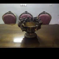 میز ناهارخوری 8نفره|میز و صندلی غذاخوری|ابریشم, |دیوار