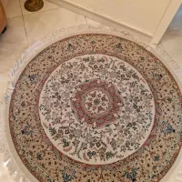 فرش با قطر ۱/۵ متری دایره ای زمرد مشهد