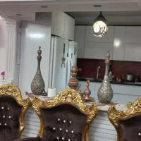 یه دست مبل ۹نفره سلطنتی با۳تا میز عسلی سالم وتمیز|مبلمان خانگی و میز عسلی|قزوین, |دیوار