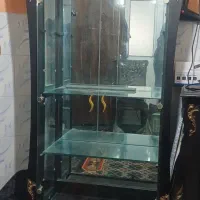 گنجه تمام چوب پشت آینه