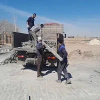 فنسکشی داربست باغ انگور و پایه فنس بتنی تیرچه باغی|حراج|تاکستان, |دیوار