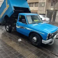 حمل نخاله و ماسه با نیسان کمپرسی با اتاق بزرگ