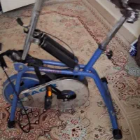 دوچرخه ثابت آهنی کمک فنردار