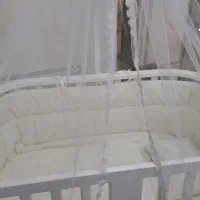 تخت ننوئی کنارتخت مادر|تخت و صندلی بچه|باقرشهر, |دیوار