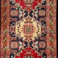 قالی دستباف پشمی قفقازی (آذربایجانی)