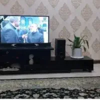 میز تلویزیون تمامMDF کشو دار طول ۱۵۰ ارتفاع ۵۰