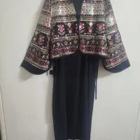 کت سارافون سوزن دوزی ساحلی شلوار بارانی شومیز