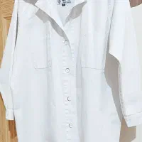 مانتو جین کتان سفید|لباس|اهواز, سلطانمنش|دیوار