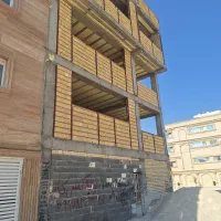 بسیجیان کنار ساختمان بهار قطعه ۹۲دوبر کوچه