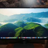مک بوک اپل با مانیتور ۲۷ اینچ IPS دل