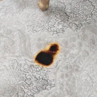 فروش دو عدد فرش نه متری کمی سوختگی داره با زغال|فرش|قزوین, |دیوار