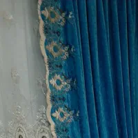 دو عدد والان پرده مخمل در حد نو تمیز و بدون ایراد|پرده، رانر، رومیزی|محمدشهر, محمدشهر|دیوار