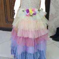 پیراهن ۷رنگ دخترانه