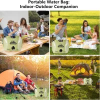 گالن آب 8 لیتری تاشو مدل Water Bag-8L|ظروف نگهدارنده، پلاستیکی، یکبارمصرف|تهران, تاکسیرانی|دیوار