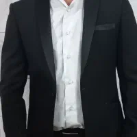 کت و شلوار مشکی ترکیه سایز ۴۶|لباس|پارس‌آباد, |دیوار