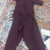 کوا پانتول زرشکی مردانه و کت تک