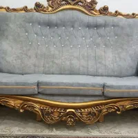 مبل ۷ نفره آبی طوسی