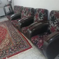 ست ۷ نفره مبل و میز نهارخوری ۴ نفره + میز تلویزیون