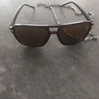 عینک افتابی و زنجیر استیل