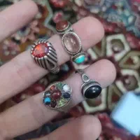 انگشتر نقره قدیمی دستساز