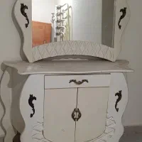 آینه کنسول چوبی