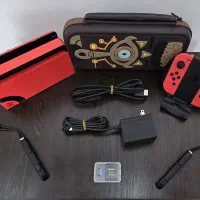 نینتندو سوییچ اولد(OLED) نسخه ماریو(قرمز)کپی خور|کنسول، بازی ویدئویی و آنلاین|تهران, کوهک|دیوار