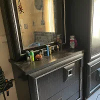 سرویس خواب تک نفره فروش فوری تخفیف جزئی|تخت و سرویس خواب|فردیس, نسترن شرقی|دیوار