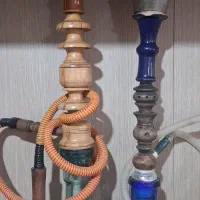 دو تا قلیون کامل بعلاوه تنه چوبی اضافه، سری و ...