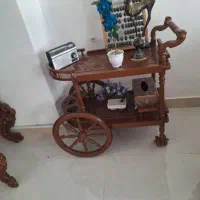 میز بار چوبی دو طبقه