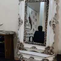 4عدد آینه کنسول وساعت ایستاده