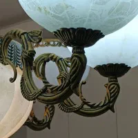 لوستر 8 شاخه مجلل|لوستر و چراغ آویز|شیراز, بعثت|دیوار