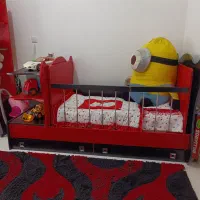 سرویس خواب سه کاره کودک و نوجوان|تخت و سرویس خواب|صومعه‌سرا, |دیوار