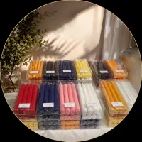 شمع قلمی ایکیا ۲۵ سانت بدونه دود و اشک