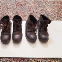 دو جفت پوتین چرم اصلی CAT