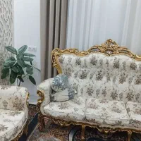 مبل نه نفری سلطنتی همراه با میز غذاخوری چهار نفره|مبلمان خانگی و میز عسلی|میاندوآب, |دیوار