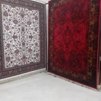 ی جفت فرش شش متری کرم رنگ