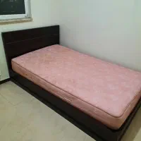 تخت خواب چوبی دو نفره با تشک