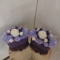 تولید کننده انواع باکس گل شمع هدیه ای ماندگار